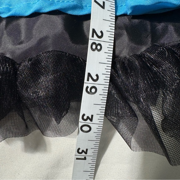 Sock Hop Poodle Skirt Dress Costume Blue and White with black Polkadots Sz 6X-8 - Picture 9 of 11